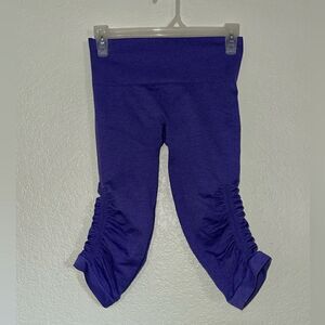 Lululemon‎ in the flow crop II leggings heathered bruised berry purple 4